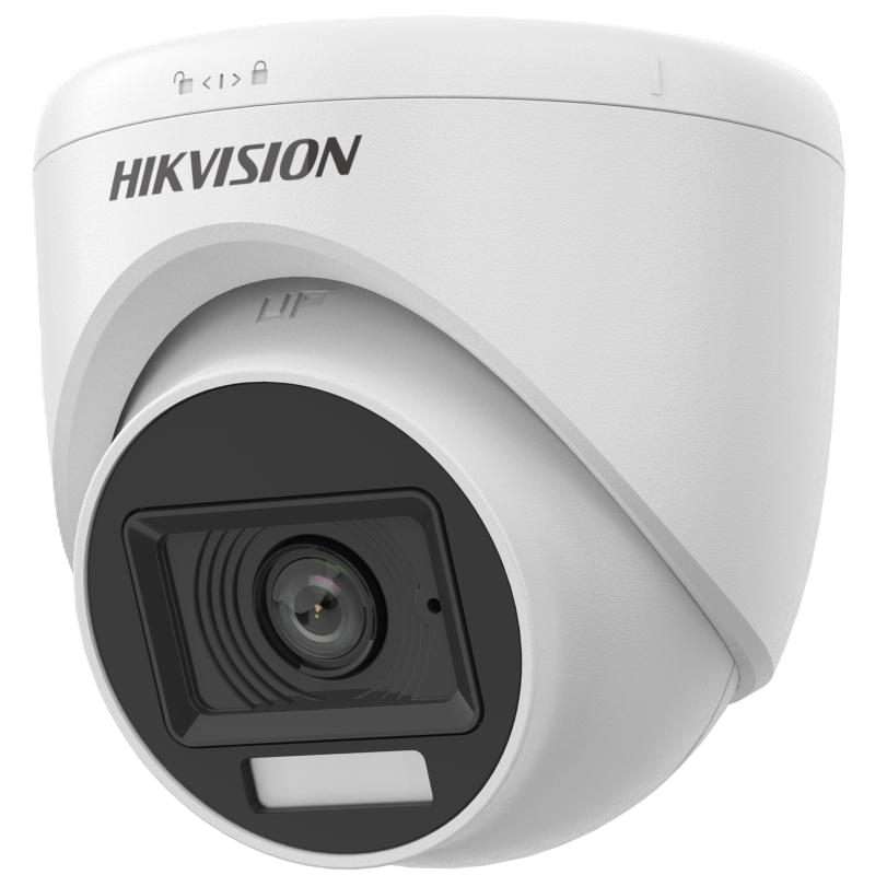 2MP Smart Hybrid Light Audio Fixed Turret Camera - DS-2CE76D0T-LPFS 